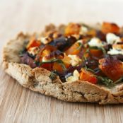 Carmelized Onion, Butternut and Goat Cheese Pizza