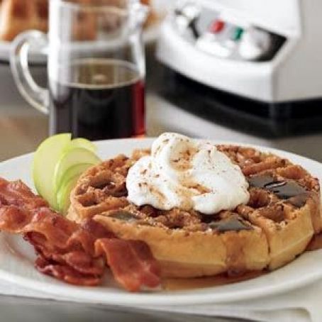 Spiced Apple Waffles