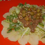 SALSA DE NUECES CON ACEITUNAS