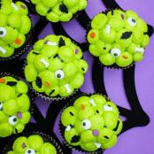 Ewwy Gooey Slime Filled Cupcakes