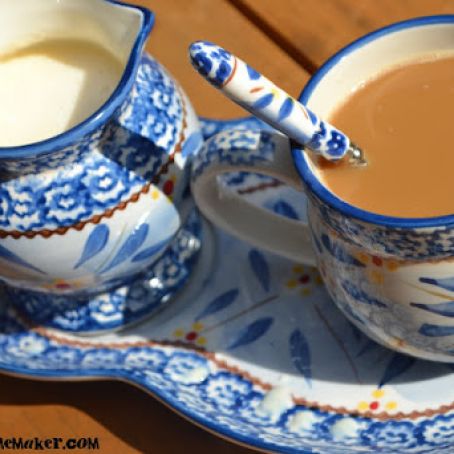 Homemade French Vanilla Coffee Creamer