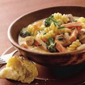 Cheesy Chicken-Pasta Stew