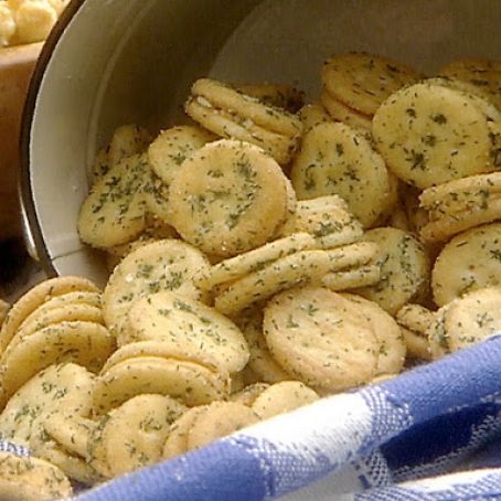 HERBED CHEESE-AND-CRACKER BITS