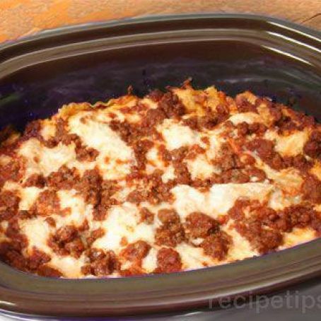 Crockpot Lasagna---YUMMY & Simple!---and CHEAP