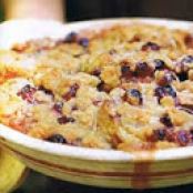 Pear Cobbler with Cranberry Streusel