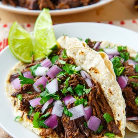 Barbacoa Tacos on Closet Cooking