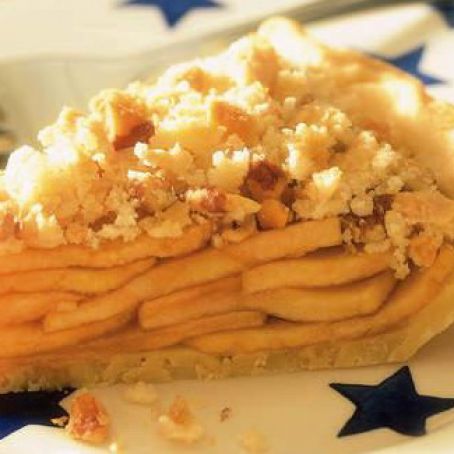 Walnut Crumb Apple Pie