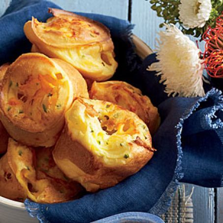 Jalapeño-Cheddar Popovers