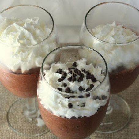 Chocolate Cheesecake Pudding Parfaits