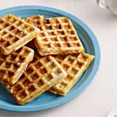 Bacon-Cheddar Waffles