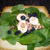 Blueberry Banana Walnut Salad