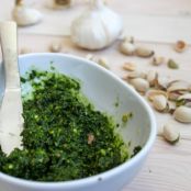 Raw Pistachio and Kale Pesto