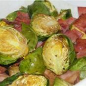 Roasted Brussels Sprouts with Cranberries