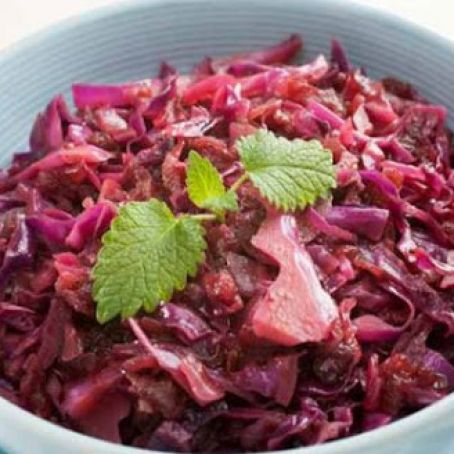 Braised Red Cabbage with Apple Cider