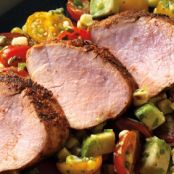 Tex-Mex Rubbed Pork Tenderloins with Corn & Tomato Salsa