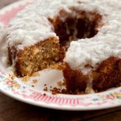 Grandma Yearwood's Coconut Cake with Coconut Lemon Glaze