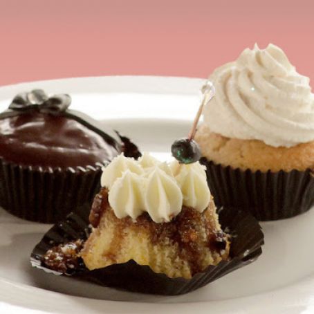 Tall, Dark, and Handsome Chocolate Hazelnut Cupcakes