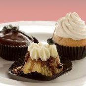 Tall, Dark, and Handsome Chocolate Hazelnut Cupcakes