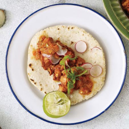 Shrimp in Adobo Taco Filling