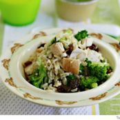 Broccoli Chicken Brown Rice Salad