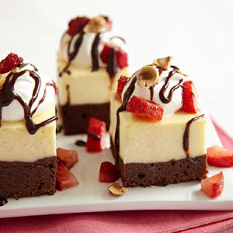 Cheesecake Brownie Bars