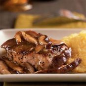 Herbed Pork with Sautéed Wild Mushrooms