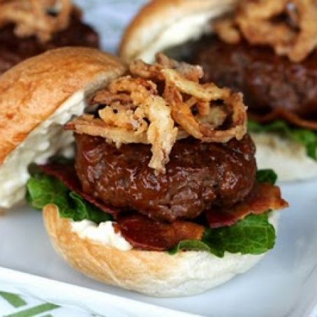 Burgers - BBQ Bacon Sliders