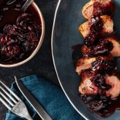 Spiced Pork Tenderloin With Cherry-Thyme Pan Sauce
