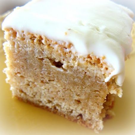 Snickerdoodle Bars with Cream Cheese Frosting