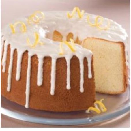 Glazed Lemon Chiffon Cake