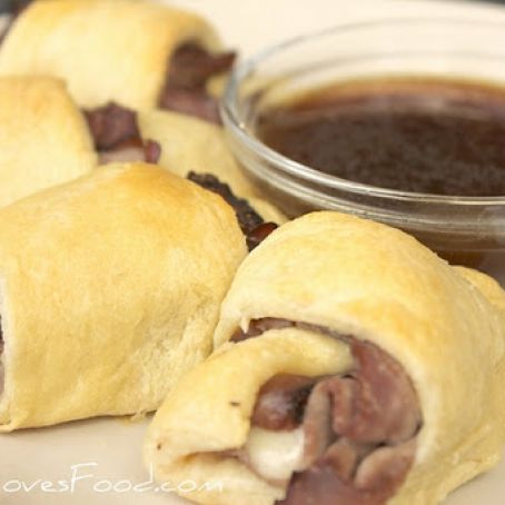 French Dip Crescents