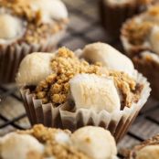 Smores Mini Cheesecakes