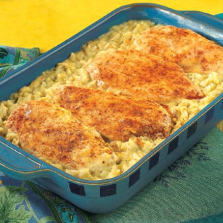 Baked Chicken, Broccoli & Rice Recipe