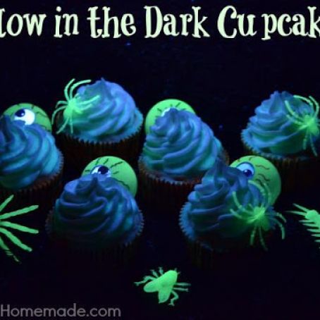 Glow in the Dark Cupcakes