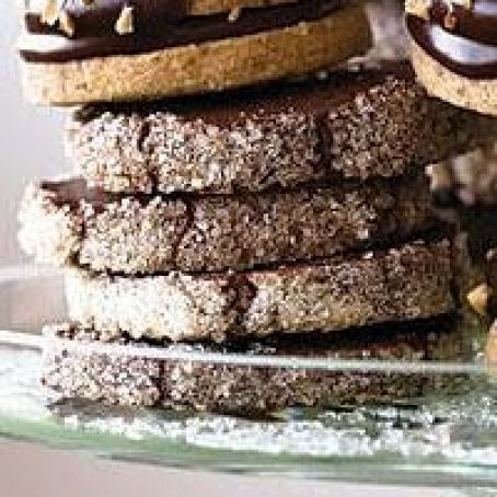 Sugar-Crusted Chocolate Cookies
