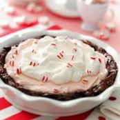 Brownie-Peppermint Ice Cream Pie Recipe