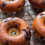 Baked Blueberry Doughnuts
