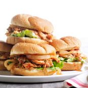 Pulled Roast Chicken Sandwiches