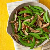 Shroom & Snap Pea Saute