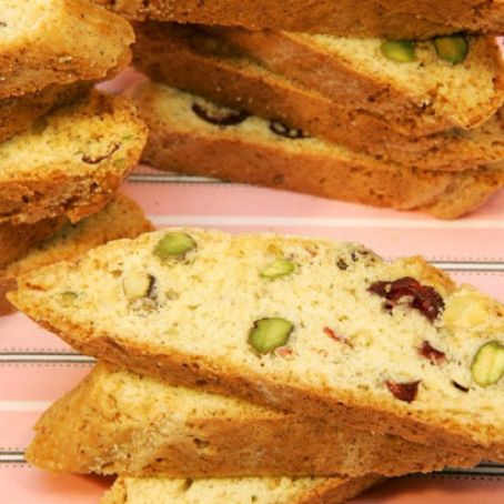 Cranberry Pistachio Biscotti