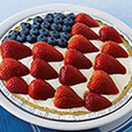 American Berry No-Bake Cheesecake