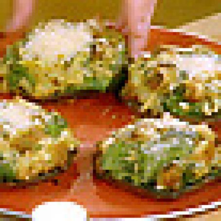 Spinach and Artichoke Stuffed Portobellos