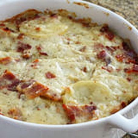 Scalloped Potatoes With Bacon
