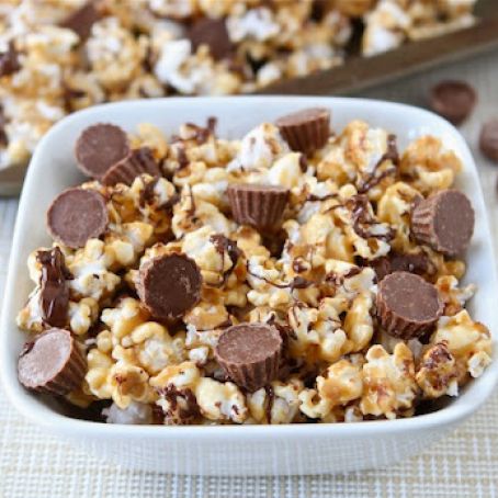 Reese's Peanut Butter Cup Popcorn