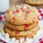 Peppermint White Chocolate Chip Cookies