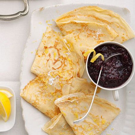 Swedish Lemon Pancakes