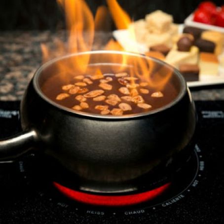 Flaming Turtle Chocolate Fondue (Melting Pot recipe)