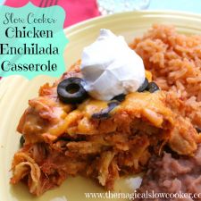 Chicken Enchilada Casserole Crockpot