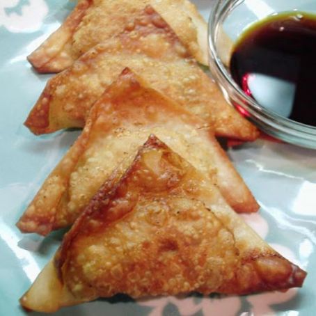 Chinese pork wontons