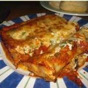Sausage Florentine Manicotti